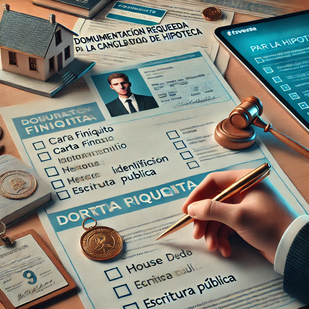 Documentación Requerida para la Cancelación de Hipoteca